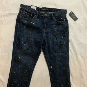 Ralph Lauren Women's Paint Splatter Jeans